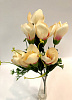 Букет кувшинок, 7 голов, 40 см, атлас