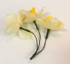 Голова нарцисса тройная, атлас, 7 см