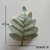 Лист боковой перистый, 12 см, шелк