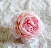 Голова розы пионовидной, шелк, 9 см