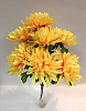 Букет хризантемы, 7 голов, 63 см, атлас