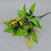 Подбукетник с листьями, 7 веток, 45 см