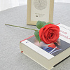 Роза одиночная, шелк, 34 см