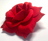 Голова розы остролистной, бархат, 14 см