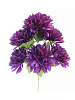 Букет хризантемы махровой, 6 голов, 57 см, атлас