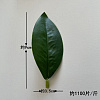 Лист боковой продолговатый, 9 см, шелк