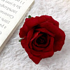 Голова розы, 12 см, бархат