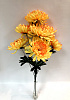 Букет хризантемы, атлас, 78 см