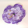 Голова пиона на листе, атлас, 9 см