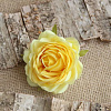 Голова розы, шелк, 9 см