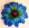 Голова георгина с ягодой, атлас, 12,5 см