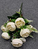 Букет пионов с добавкой, 9 голов, 50 см, атлас