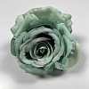 Голова розы, 9 см, шелк