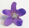 Голова фиалки, атлас, 3 см