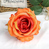Голова розы, 10 см, шелк