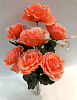 Букет роз с мелкоцветом, нетканный, 64 см
