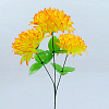 Букет хризантемы, 3 головы, 60 см, нетканный