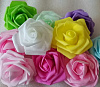 Голова розы, латекс, 8 см
