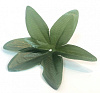 Лист шестиконечный, атлас, 13 см