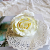 Голова розы, шелк, 8 см