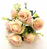 Букет роз, 7 голов, 35 см, атлас