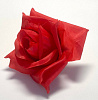 Голова розы остролистной, шелк, 11 см
